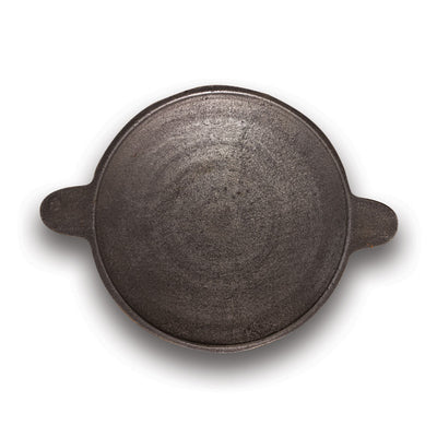 Hand Seasoned Cast Iron Tava – Roti & Shallow Fry Pan