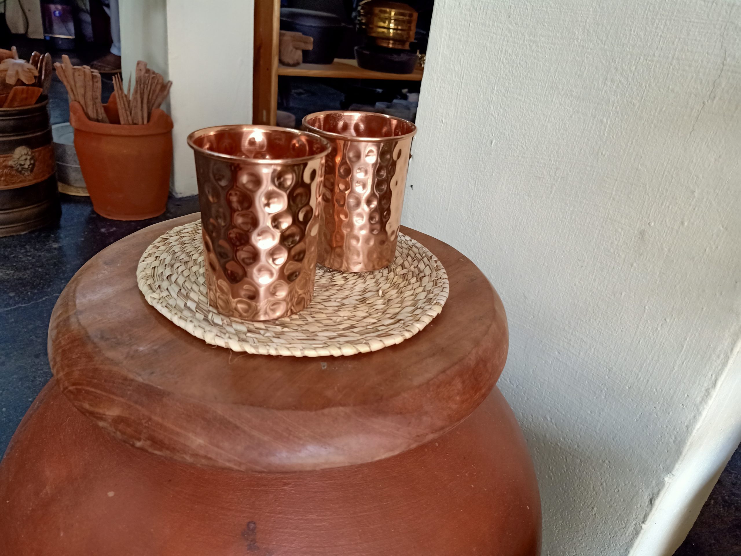 Copper Glass set of 2 –